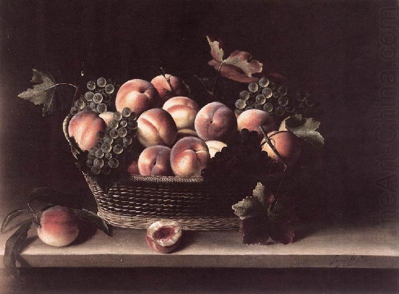 MOILLON, Louise Basket with Peaches and Grapes s china oil painting image